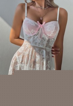 Delicately Daring Lace Babydoll