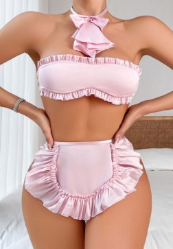 Sweetie Ruffled Bra Set