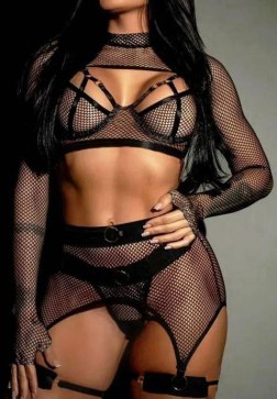 Dark Romance Fishnet Bra Set