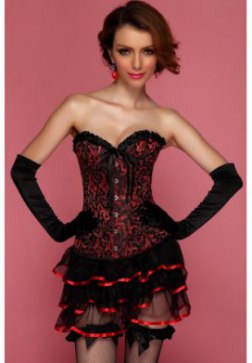 Oriental Patterned Corset