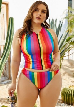 Plus Size Alejandra Cheeky Bikini Set