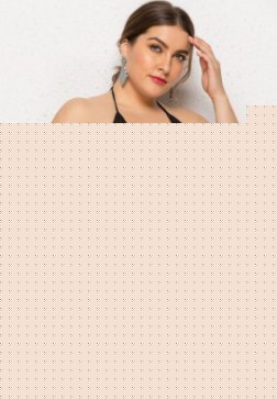 Plus Size Cut Out One Piece Swimsuit