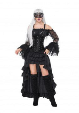 Overbust Corset And High Low Skirt