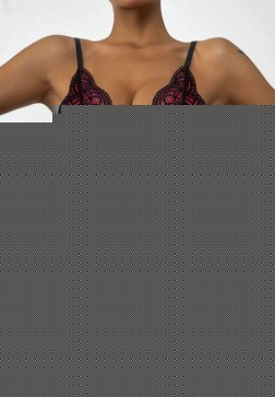 Midnight Lace Bra Set