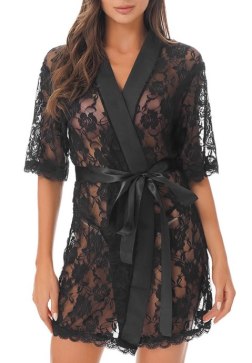 Provocative Peignoir Robe Set