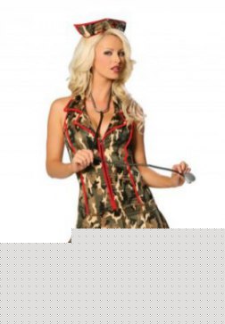 Camouflage Military Doctor Costume