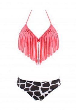 Sexy Bikini Fringe Swimsuit
