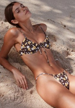 Tongue Tied Bikini Swimsuit
