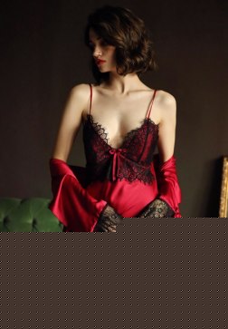 Satin Sweet Romance Chemise and Robe Set