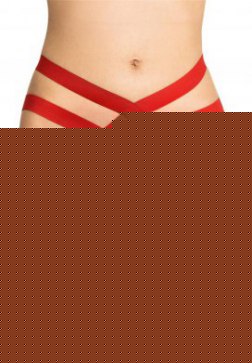 Plus Size Cage Bandage Brief Thong