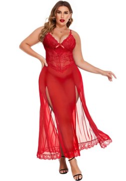 Plus Size Best You Ever Had Lace Sleep Gown