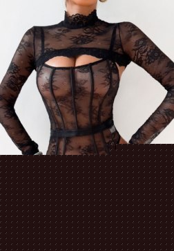 One More Kiss Lace Teddy