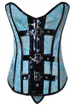 Brocade Buckle Burlesque Corset