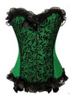 Floral Lace Overbust Corset