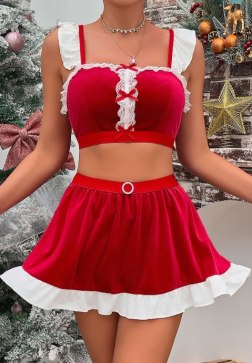 Holiday Vixen Lingerie Costume