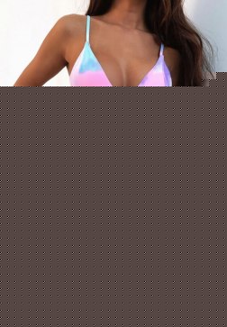 3pack Tie Dye Bikini Swimsuit & Cover Up Skirt