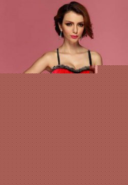 Red Black Peasant Princess Burlesque Corset Bustier with Pettiskirt