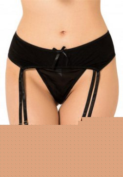 Plus Size Sexy Strappy Garter Panty