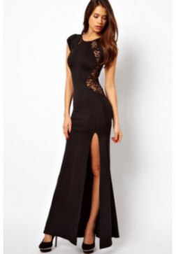 Cap Sleeves Formal Gown