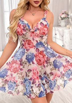 Angela Floral Mini Dress