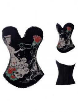 Magic Printed Burlesque Corset
