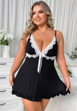 Plus Size Romantic Nights Babydoll