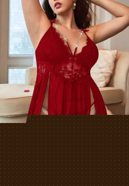 Plus Size Guiding Light Mesh Babydoll Set