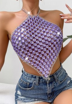 Sparkle And Shine Cropped Top
