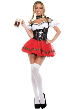 Vintage Beer Girl Costume